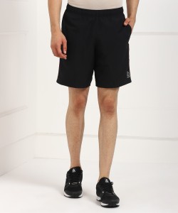REEBOK Solid Men's Black Sports Shorts