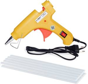 Flipkart SmartBuy 20W With 10 Glue Sticks Hot Melt Glue Gun Yellow Color For Art and Crafts , Diy , Kirigami , Paper , PCB , Plush Toys , Crafts , Wood , Box Standard Temperature Corded Glue Gun
