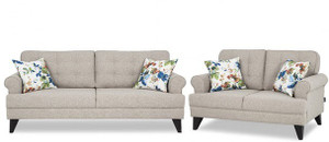 Hometown Miller Fabric Sofa Three Seater Two In Beige Combo 3 2 Set Best India Beige Combo Fabric 3 2 Sofa Set, Sofa Set Hometown