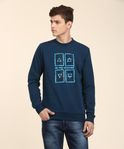 Wildcraft Full Sleeve Printed Men Sweatshirt