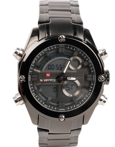 NAVIFORCE LCD Digital Movement Quartz Analog Digital Watch For Men Buy NAVIFORCE LCD Digital Movement Quartz Analog Digital Watch For Men NF9088BBGY Online at Best Prices in India Flipkart