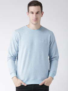 Club York Full Sleeve Self Design Men's Sweatshirt