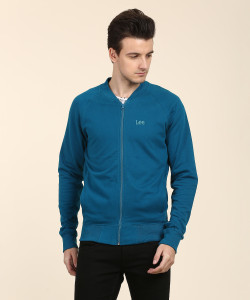 Lee Full Sleeve Solid Men's Sweatshirt