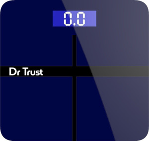 Dr. Trust (USA) Executive Rechargeable Digital Weighing Scale Electronic Weight Machine For Human Body with Temperature Display( USB Cable, Thermometer, Measuring Tape Included) Weighing Scale