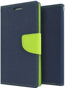 Shopsji Flip Cover for Blue Mercury Flip Cover, Wallet Case for Microsoft Lumia 535