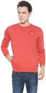 Peter England Full Sleeve Self Design Men Sweatshirt