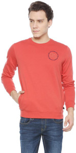 Peter England Full Sleeve Self Design Men Sweatshirt