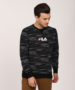 Fila Full Sleeve Printed Men Sweatshirt