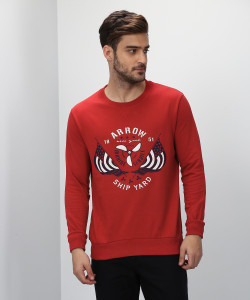 Arrow Sport Full Sleeve Printed Men Sweatshirt