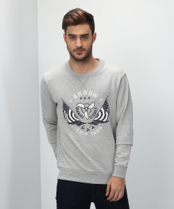 Arrow Sport Full Sleeve Printed Men Sweatshirt