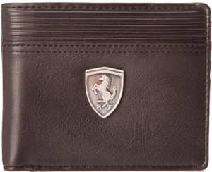 Puma Men Brown Genuine Leather Wallet