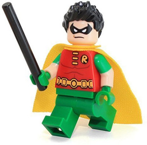Genrc LEGO DC Comics Super Heroes Teen Titan Minifigure Robin