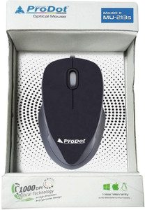 ProDot Universal MU-213s USB Wired Optical Mouse Wired Optical Mouse