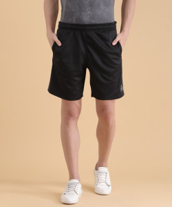 REEBOK Solid Men Black Sports Shorts