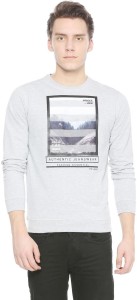 Peter England Full Sleeve Graphic Print Men Sweatshirt