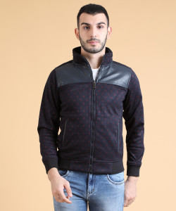Fort Collins Full Sleeve Self Design Men's Sweatshirt