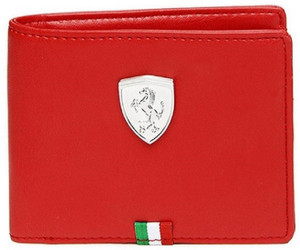 Puma Boys Red Genuine Leather Wallet