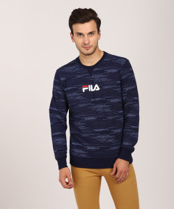 Fila Full Sleeve Printed Men Sweatshirt