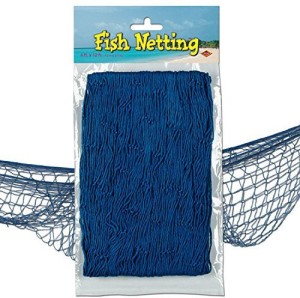 Beistle 50301-BK Decorative Fish Netting, 4 by 12-Feet : : Sports  & Outdoors