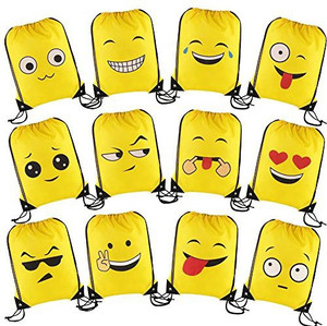 Emoji drawstring backpack store