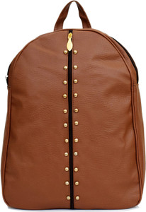 SPLICE PU Leather Backpack School Bag Student Backpack Women Travel bag 6 L Backpack