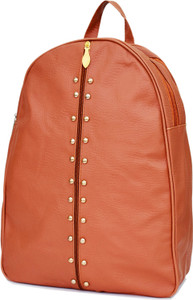 SPLICE PU Leather Backpack School Bag Student Backpack Women Travel bag 6 L Backpack