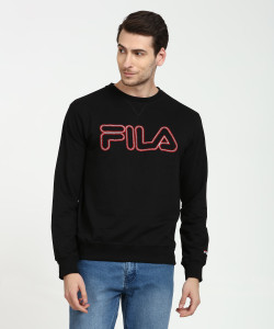 Fila Full Sleeve Solid Men Sweatshirt