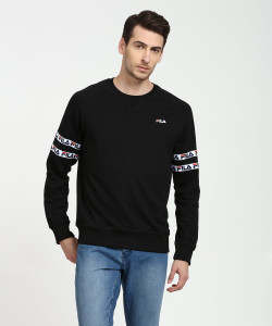 Fila Full Sleeve Solid Men Sweatshirt