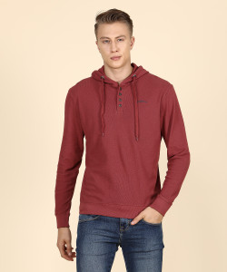 Pepe Jeans Full Sleeve Solid Men Sweatshirt