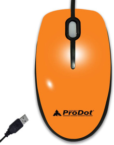 ProDot Universal MU273t USB Wired Optical Mouse for PC, Laptop, Desktop, Android TV and Smart TV, 1000 DPI Wired Touch Mouse