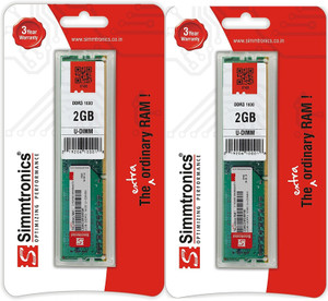 simtronics Simmtronics 2GB DDR3 1600 Desktop DDR3 2 GB Dual Channel PC Simmtronics 2GB DDR3 1600 Desktop simtronics Flipkart
