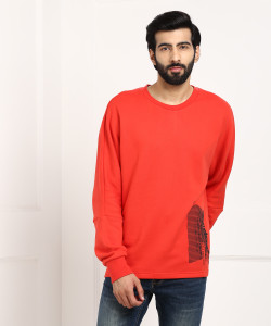 ADIDAS Full Sleeve Printed Men Sweatshirt
