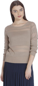 Vero Moda Casual Full Sleeve Solid Women's Brown Top