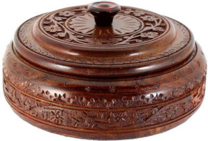 MartCrown Wooden chapati box casserole Serve Casserole