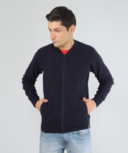 Peter England Full Sleeve Solid Men's Sweatshirt