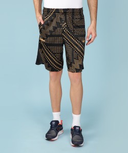 Nike Printed Men Black Sports Shorts