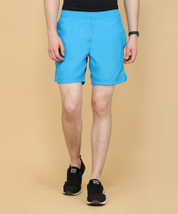 Nike Solid Men Blue Sports Shorts
