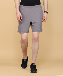 Nike Solid Men Grey Sports Shorts