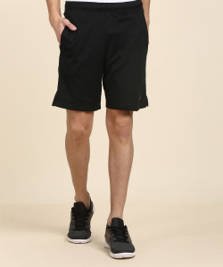 Nike Solid Men's Black Sports Shorts