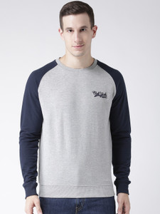 Club York Full Sleeve Self Design Men's Sweatshirt