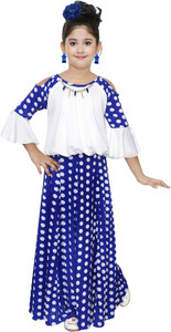 KAARIGARI Girls Maxi/Full Length Party Dress