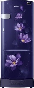 Samsung 192 L Direct Cool Single Door 5 Star (2019) Refrigerator with Base Drawer(Magnolia Blue, RR20M2Z2XU7/NL,RR20M1Z2XU7/HL)