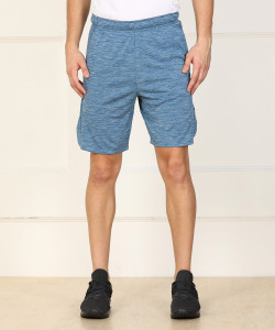 Nike Self Design Men Blue Sports Shorts