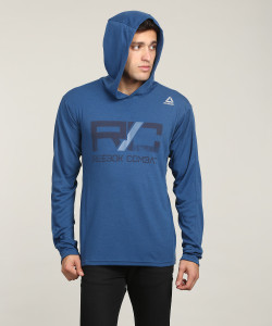 REEBOK Full Sleeve Printed Men Sweatshirt