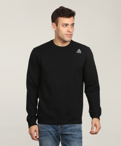REEBOK Full Sleeve Solid Men Sweatshirt