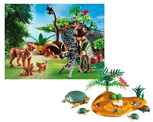 Playmobil lynx family online