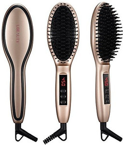 ELLESYE Hair Straightening Brush 2.0 Thermo Hair Straightener Iron Brush with Double Negative Ions Anti scald Faster Heating Technology 110 240V Auto Shut Off Adjustable Temperature Auto Lock Price in...