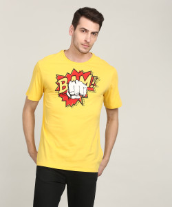 Gas Printed Men Round Neck Yellow T Shirt Best Price In India Gas Printed Men Round Neck Yellow T Shirt Compare Price List From Gas T Shirts 23284896 Buyhatke