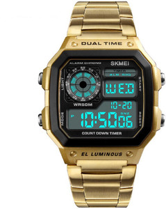 Buy SKMEI Sports Digital Watch For Men 1335 Gold Chronograph