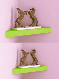 MartCrown Wall rack decor Wooden Wall Shelf